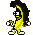 banana dark hair